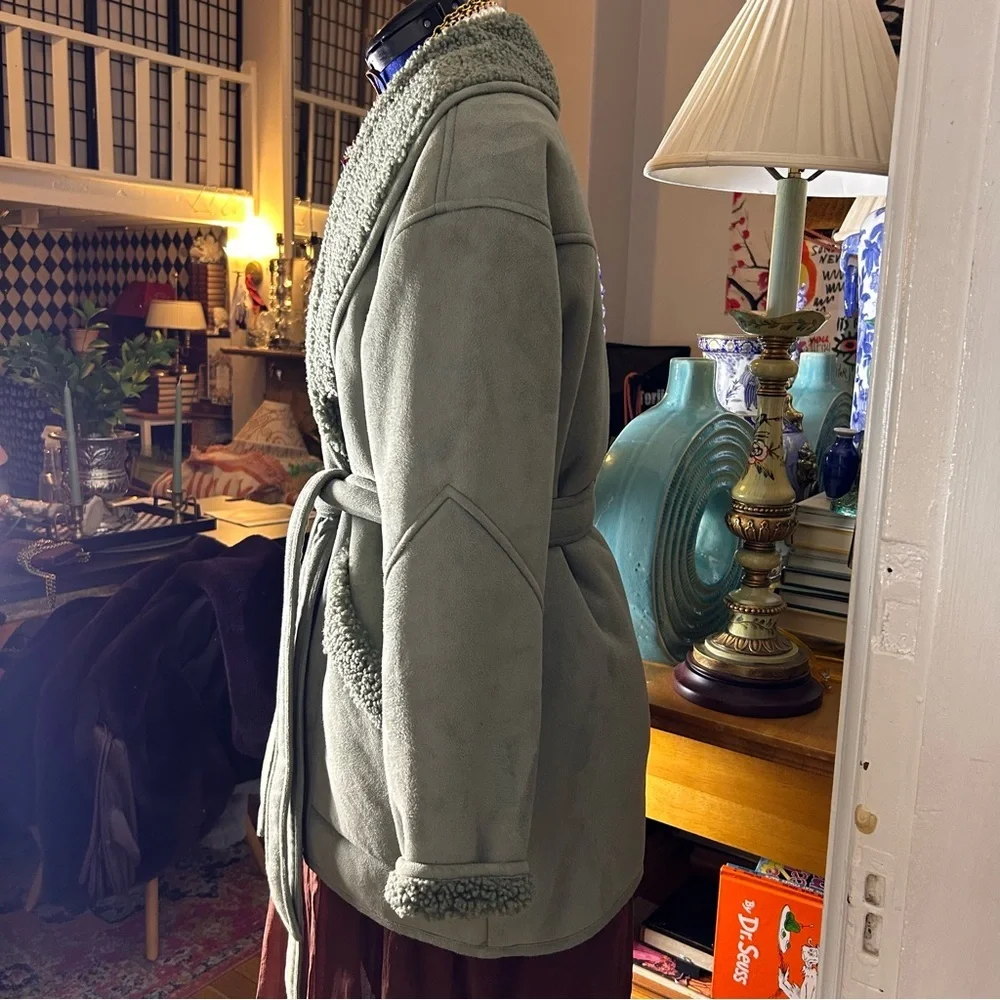 Love, Whit by Whitney Port Faux Leather Belted Jacket - Picture 8 of 11